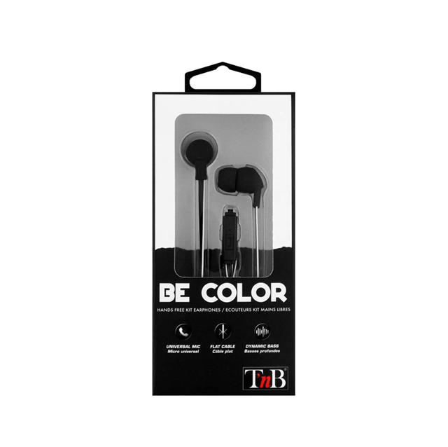 TNB HANDS FREE EARPHONES BLACK