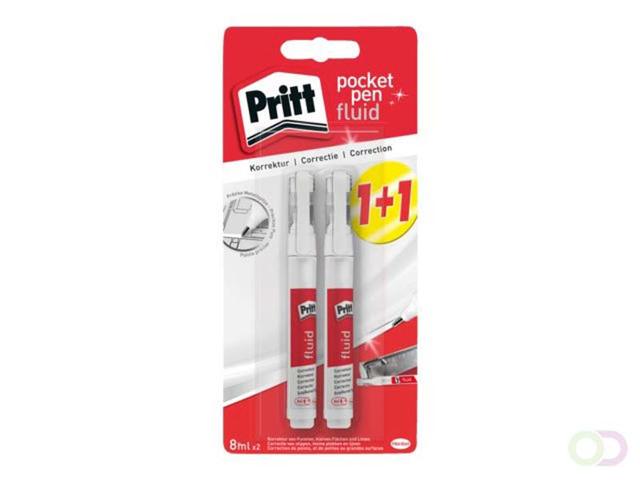 PRITT CORRECTION PEN 2X8ML 