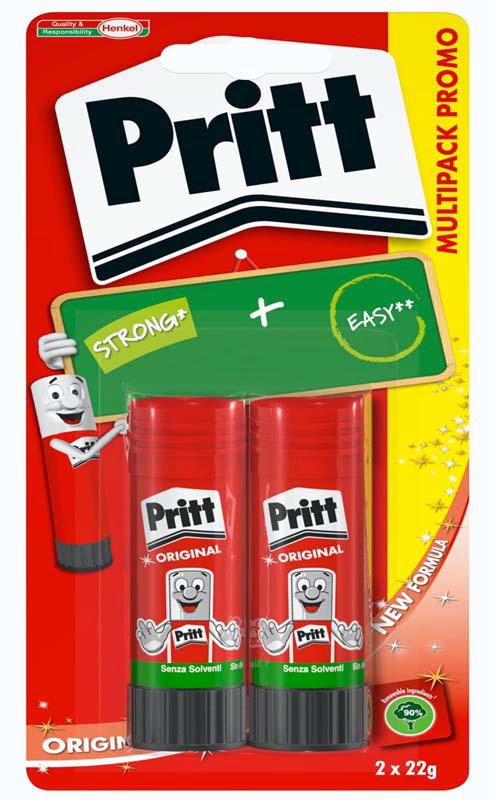 PRITT STICK 2X22GR PROMO PACK