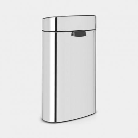 BRABANTIA TOUCH BIN 40 LITRE - BRILLIANT STEEL