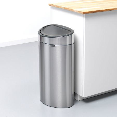 BRABANTIA TOUCH BIN 40 LITRE - MATT STEEL