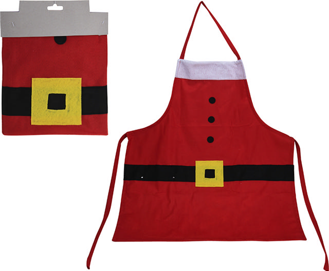 CHRISTMAS APRON SANTA SUIT DESIGN