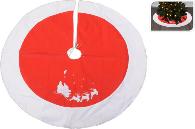 XMAS TREE SKIRT 120CM SLEIGH