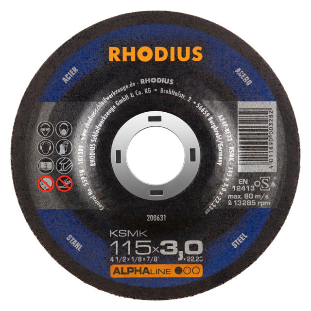 ΚΟΦΤΗΣ ΜΕΤΑΛΛΩΝ RHODIUS KSMK 115X3X22.23MM