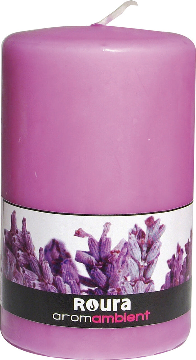 SCENTED PILLAR CANDLE 10X6CM LAVENDER