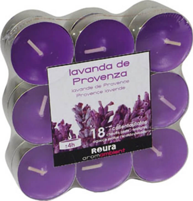 TEALIGHTS 18PCS LAVENDER