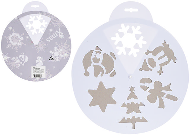 XMAS STENCIL WINTER DESIGN 30C