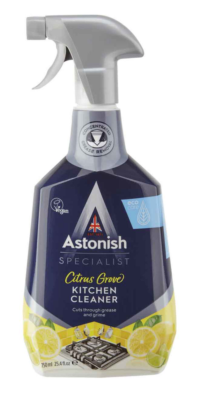 ASTONISH SPECIALIST ΚΑΘΑΡΙΣΤΙΚΟ ΓΙΑ ΛΙΠΗ KITCHEN CLEANER CITRUS GROVE 750ML