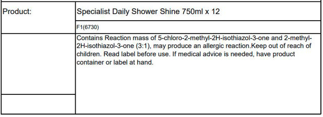 ASTONISH SPECIALIST DAILY SHOWER SHINE OCEAN MIST 750ML