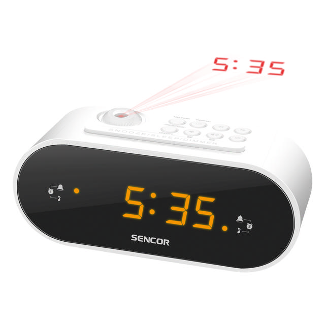 SENCOR RADIO ALARM CLOCK WH