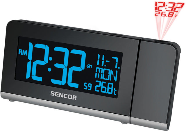 SENCOR PROJECTION ALARM CLOCK