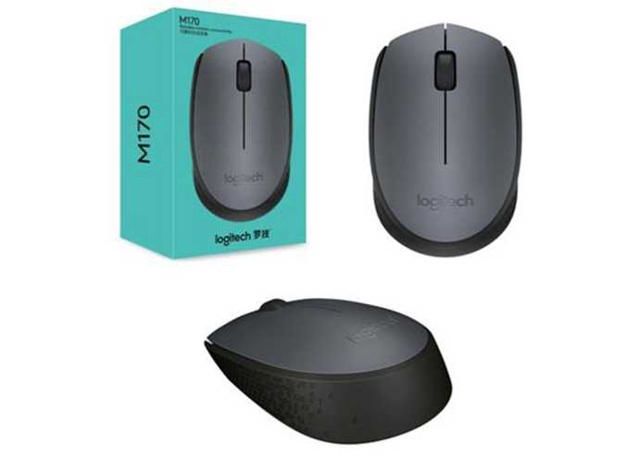 LOGITECH M170 WIRELESS MOUSE GREY