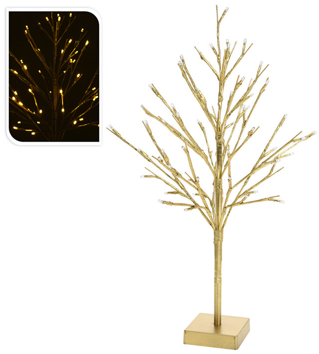 TREE 60CM 56LED GOLD