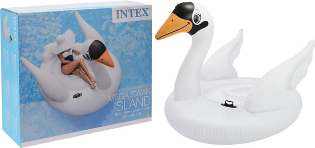 INFLATABLE MEGA SWAN ISLAND 194X152X147CM