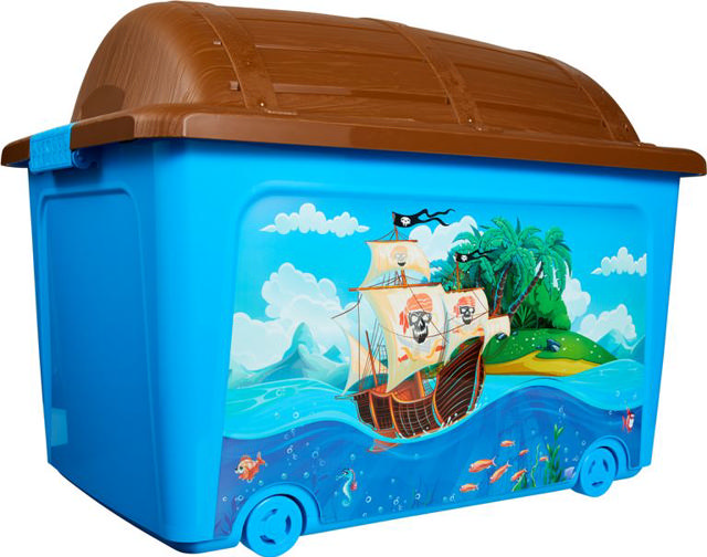 KIS W BOX 50L PIRATE BLUE