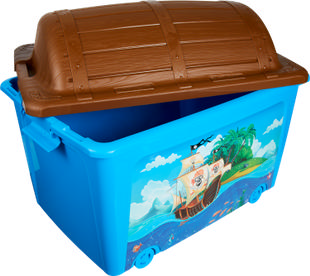 KIS W BOX 50L PIRATE BLUE