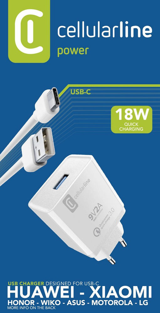 CELLULAR LINE USB CHARGER KIT HUAWEI