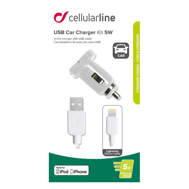 CELLULAR LINE USB CHARGER KIT FOR APPLE 5W