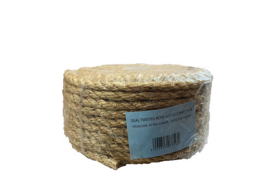 SISAL TWISTED ROPE 12MMX30M