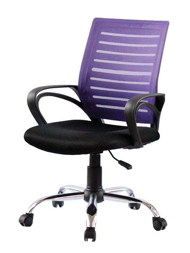 ZETA OFFICE CHAIR PURPLE 60Χ60CM