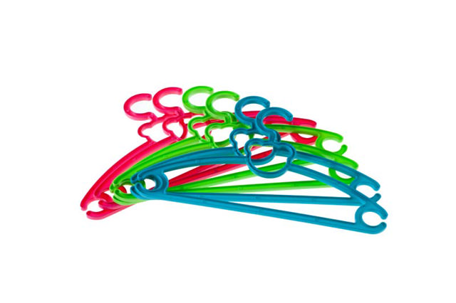 CYCLOPS HANGERS 6PCS KIDS PLASTICS