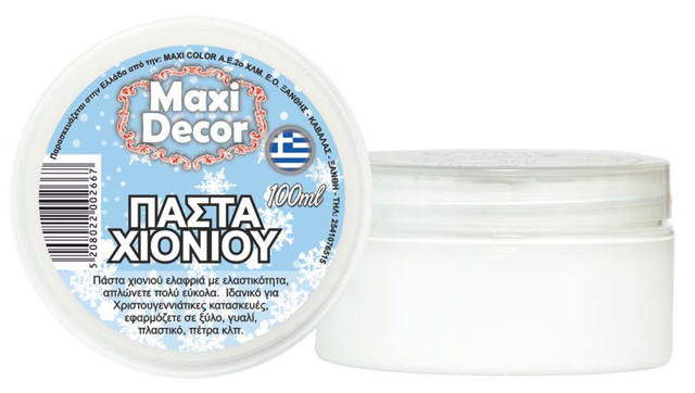 MAXI DÉCOR PASTA SNOW 100ML