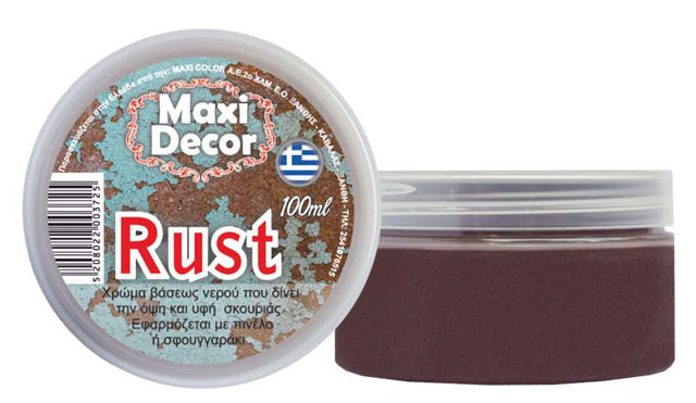 MAXI DÉCOR PAINT COLOR RUST 100ML