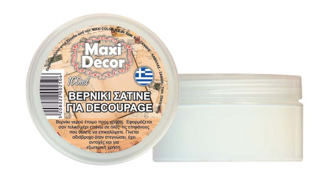 MAXI DÉCOR VARNISH SADINE TRANSPARENT 100ML