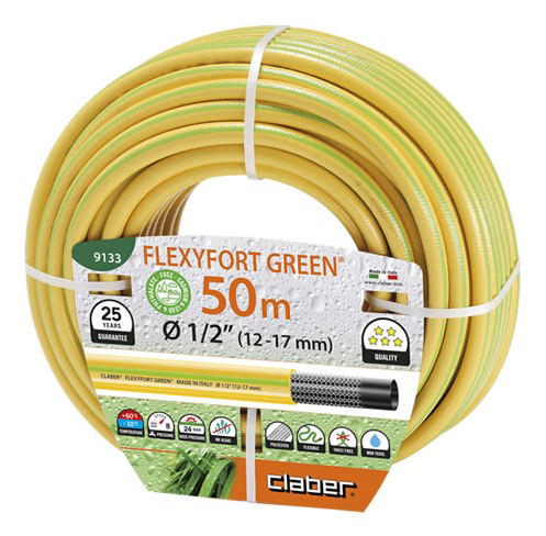 CLABER 9133 FLEXY GREEN 50M 1/2