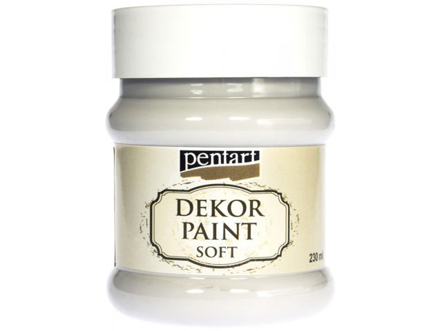 PENTART DEKOR PAINT SOFT 230ML OFF-WHITE