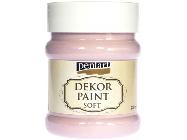 PENTART DEKOR ΒΑΦΗ SOFT 230ML ΒΙΚΤΩΡΙΑΝΟ ΡΟΖ