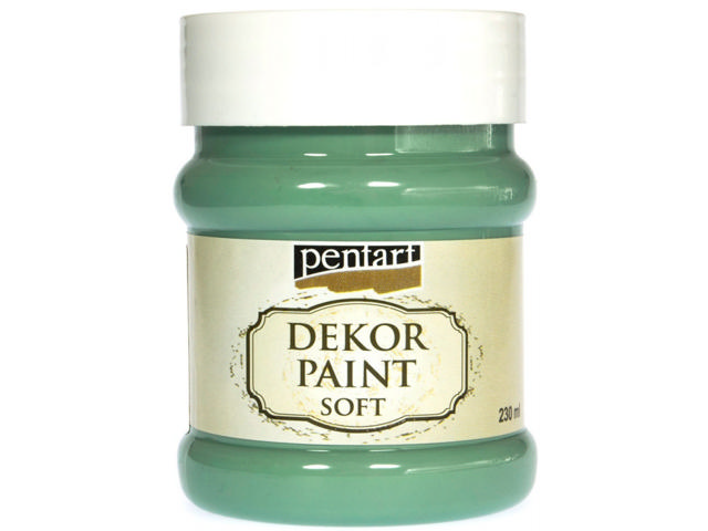 PENTART DEKOR ΒΑΦΗ SOFT 230ML ΤΙΡΚΟΥΑΖ-ΠΡΑΣΙΝΟ