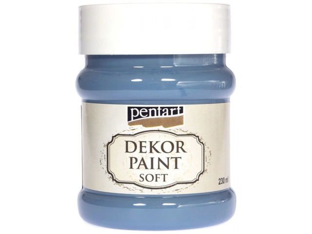 PENTART DEKOR PAINT SOFT 230ML DENIM