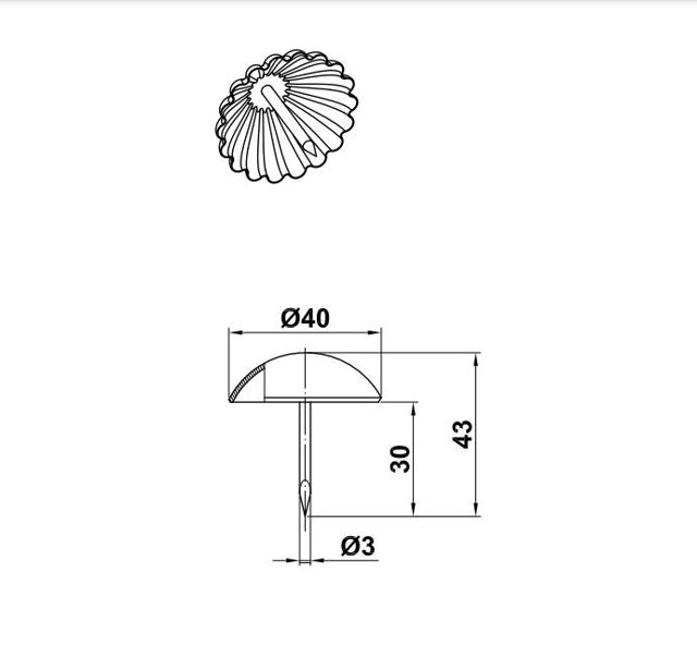 ΚΑΡΦΙΑ ΠΟΡΑΔΟΣΙΑΚΑ ΣΤΡΟΓΓΥΛΑ ΜΑΥΡΑ 4PCS 4-40