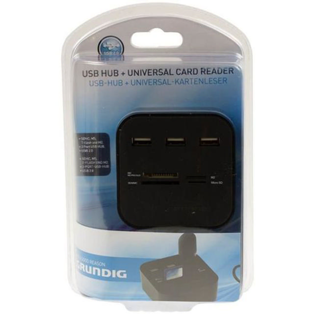 GRUNDIG CARD READER + USB HUB 