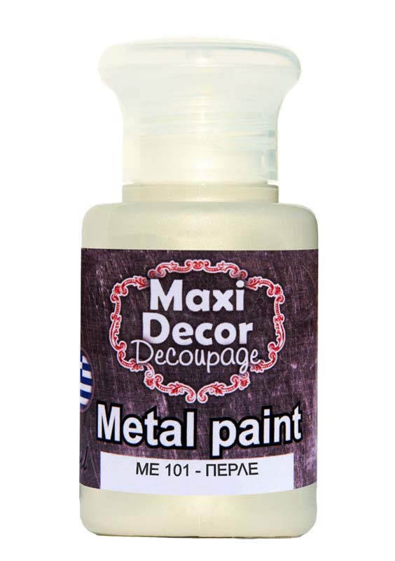 MAXI DÉCOR ACRYLIC METALLIC CODE 101 60ML