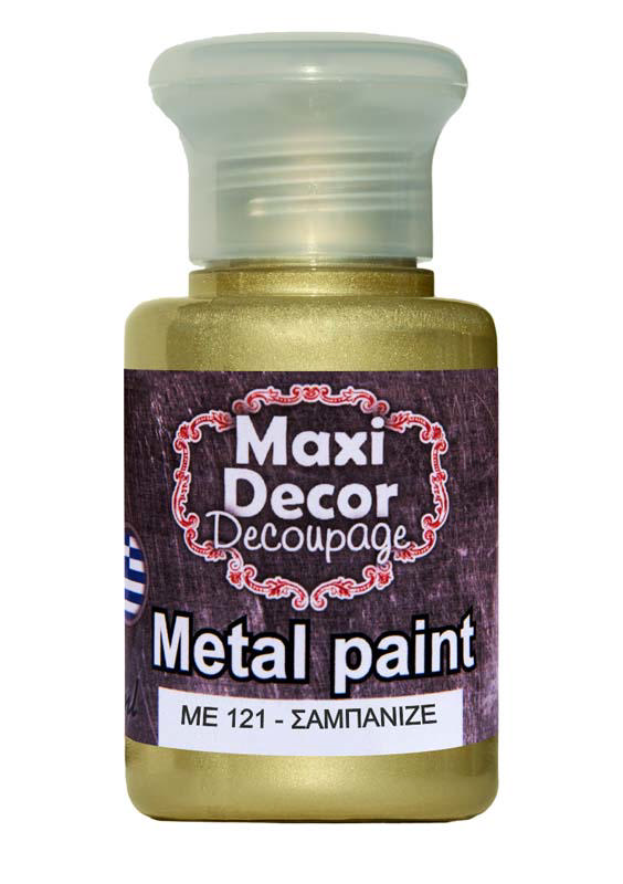 MAXI DÉCOR ACRYLIC METALLIC CODE 121 60ML