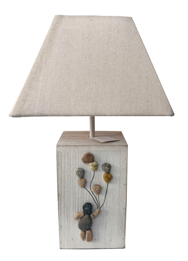 SUPERLIGHTS WOODEN TABLE LAMP E27 40W 52CM