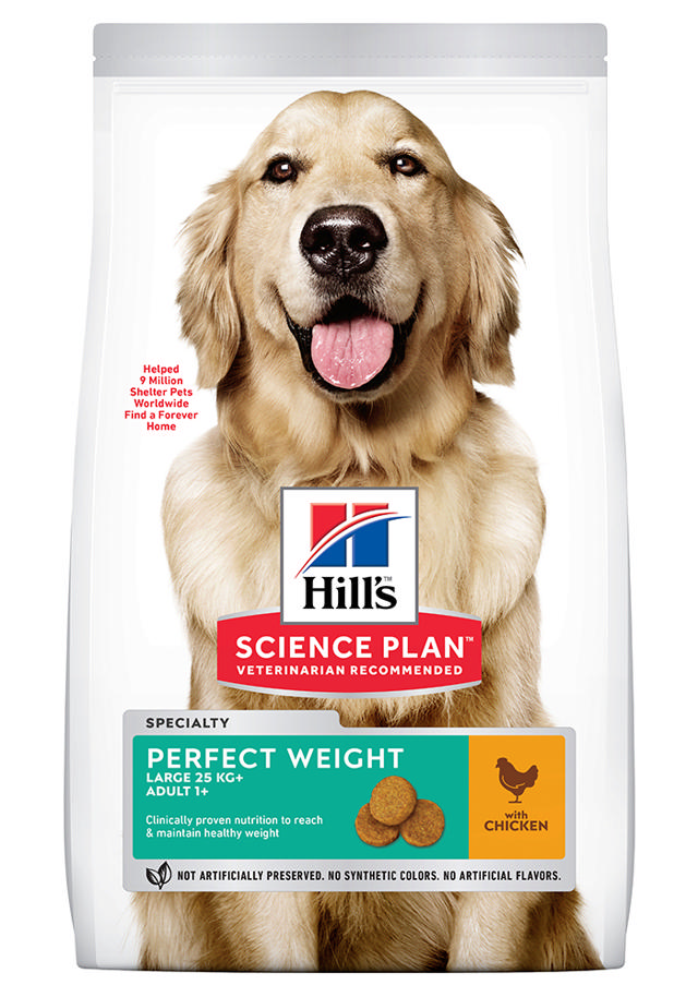 HILLS SCIENCE PLAN CANINE LARGE BREED ADULT DOG PERFECT WEIGHT CHICKEN 12KG