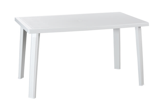 DOMINGO RECTANGULAR TABLE 130X75CM WHITE