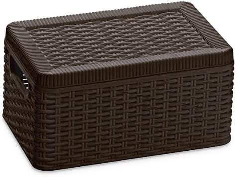 DEA STORAGE BOX DECORA 9L BROWN