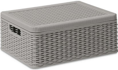 DEA STORAGE BOX DECORA 17L GREY