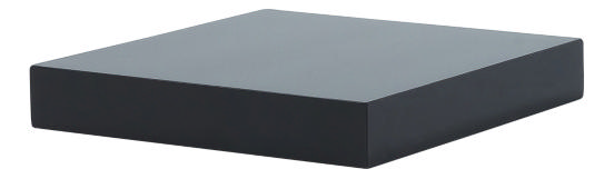 FINORI SHELVY BLACK HIGHGLOSS  23.5X23.5X3.7CM