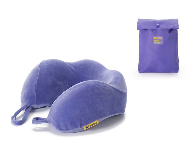 TRAVEL BLUE NECK PILLOW MEMORY FOAM  L/XL