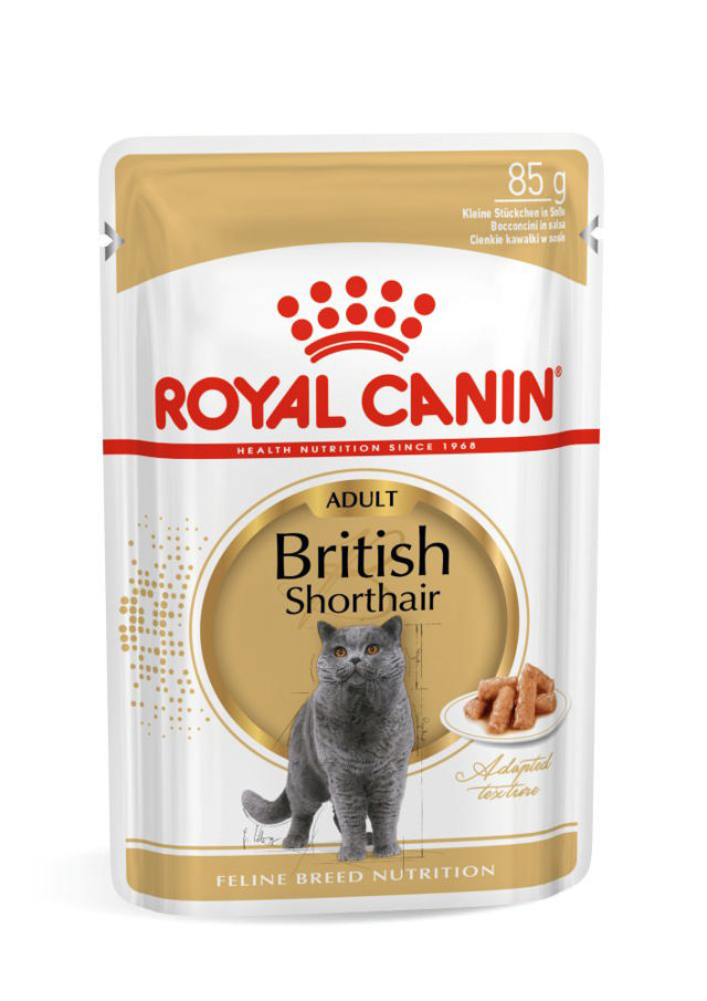 ROYAL CANIN ΥΓΡΗ ΤΡΟΦΗ ΓΑΤΑΣ ΒΡΕΤΑΝΙΚΗ/ΚΟΝΤΟΤΡΙΧΑ ΕΝΗΛΙΚΑΣ POUCH