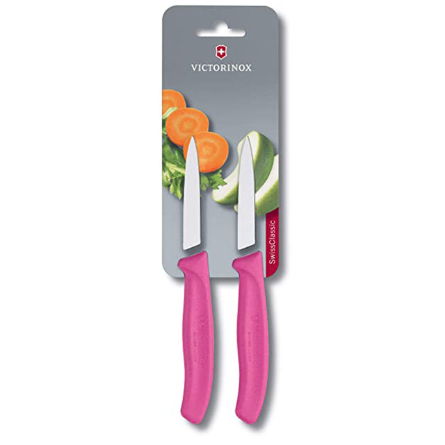 VICTORINOX PARING KNIFE 8CM PINK 2PCS