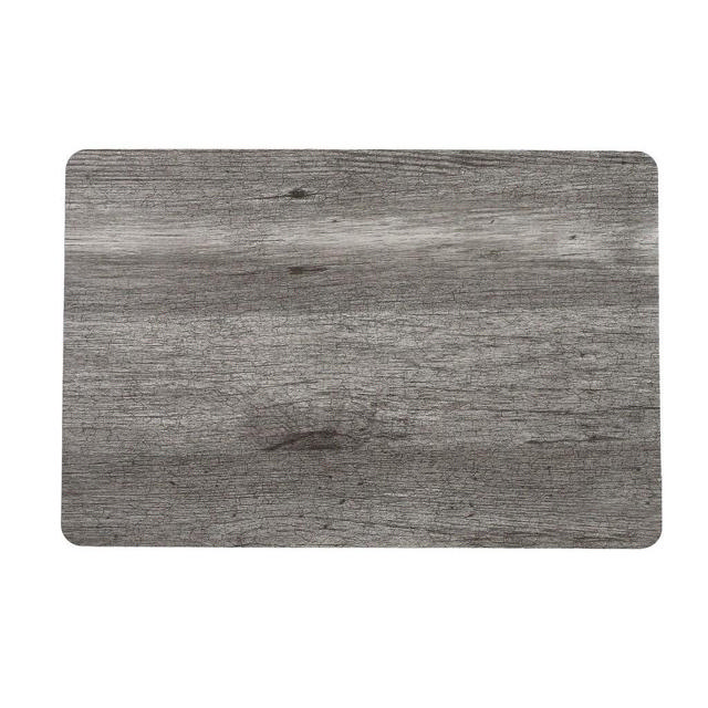 ESPIEL PLACEMAT PVC GREY 45 X 30CM WOOD