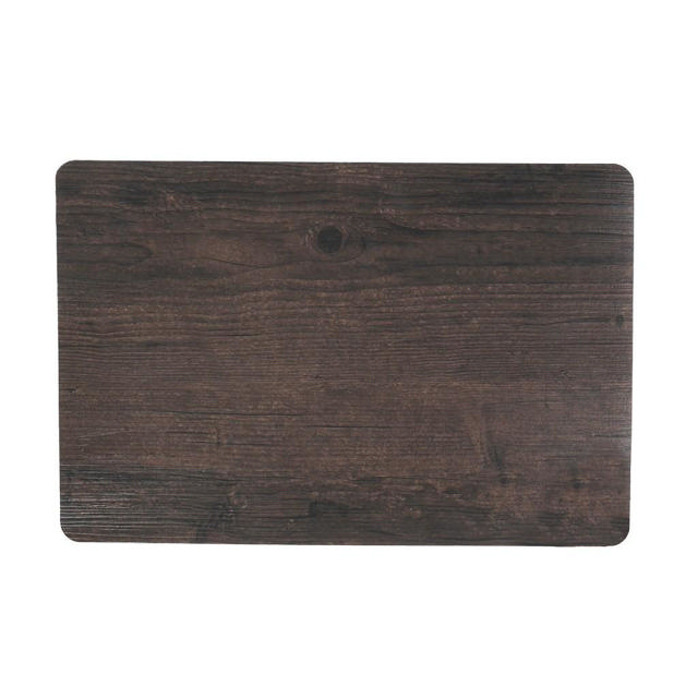 ESPIEL PLACEMAT PVC BLACK 45 X 30CM WOOD