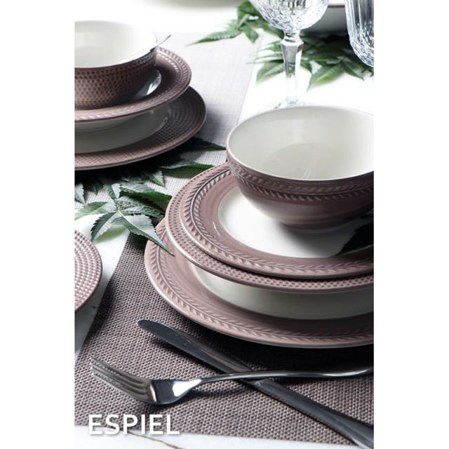 ESPIEL PLACEMAT GREY 45 X 30CM