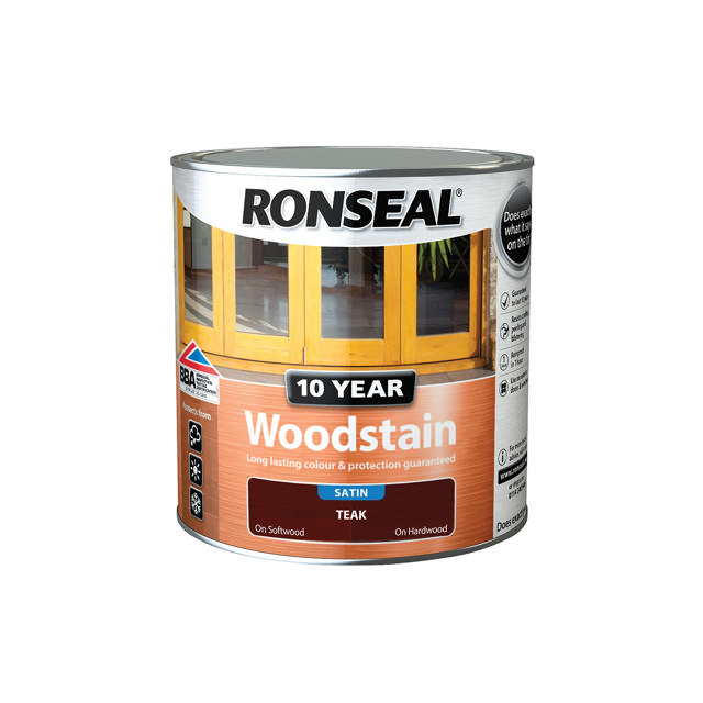 RONSEAL® 10 YEARS WOODSTAIN DARK OAK 0.75L